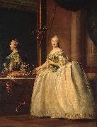 Jan Josef Horemans the Elder Catherine II of Russia in the mirror oil on canvas